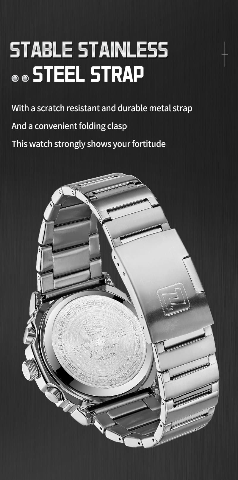 Naviforce Men's Watch NF9216S S B | Watches Prime