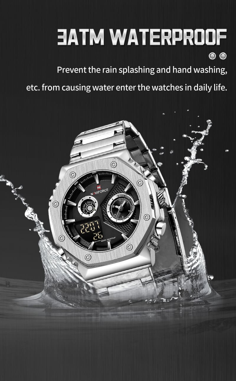 Naviforce Men's Watch NF9216S S B | Watches Prime