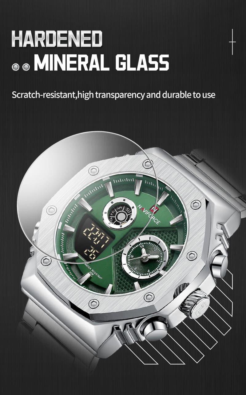 Naviforce Men's Watch NF9216S S GN | Watches Prime