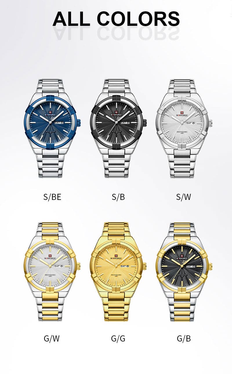 Naviforce Men's Watch NF9218 S W | Watches Prime