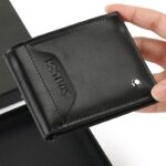 Montblanc Wallet Black For Men Leather | Watches Prime