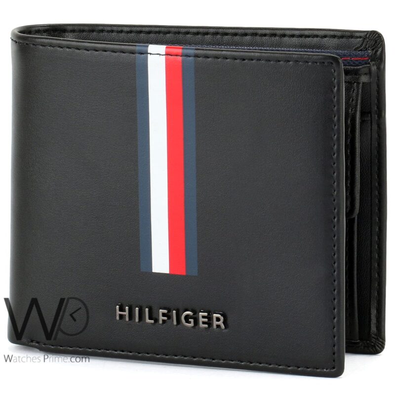 Tommy Hilfiger Wallet Black Flag Printed Men | Watches Prime