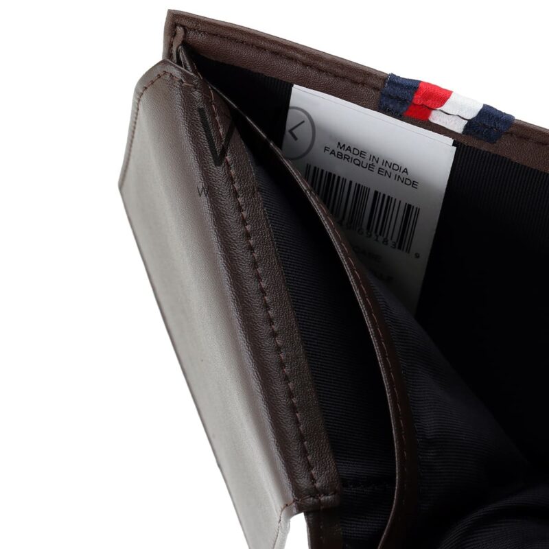 Tommy Hilfiger Wallet Brown TH Patterned | Watches Prime