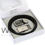 Calvin Klein Belts Set Black Brown 2 buckles | Watches Prime