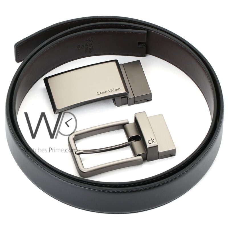 Calvin Klein Belts Set Black double Face Men | Watches Prime