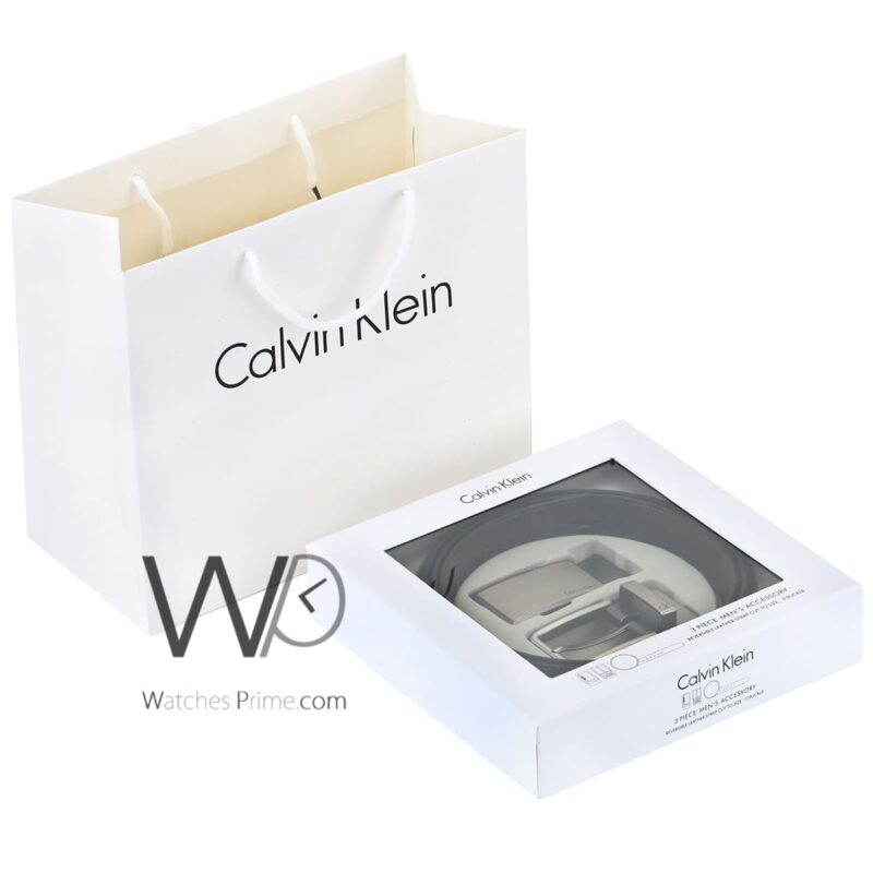 Calvin Klein Belts Set Black double Face Men | Watches Prime