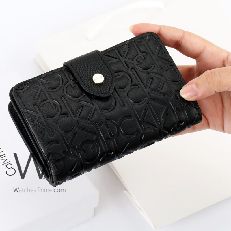 Calvin Klein CK Wallet Leather Women Black | Watches Prime
