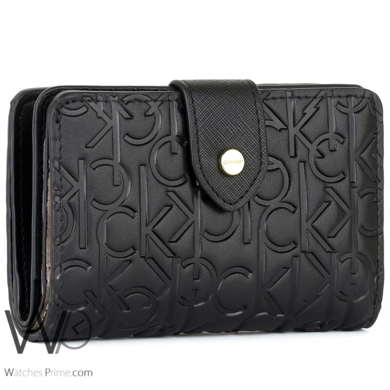 Calvin Klein CK Wallet Leather Women Black | Watches Prime