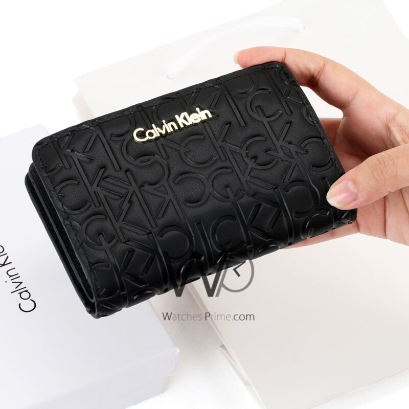 Calvin Klein CK Wallet Leather Women Black | Watches Prime