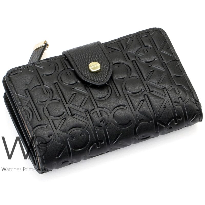 Calvin Klein CK Wallet Leather Women Black | Watches Prime