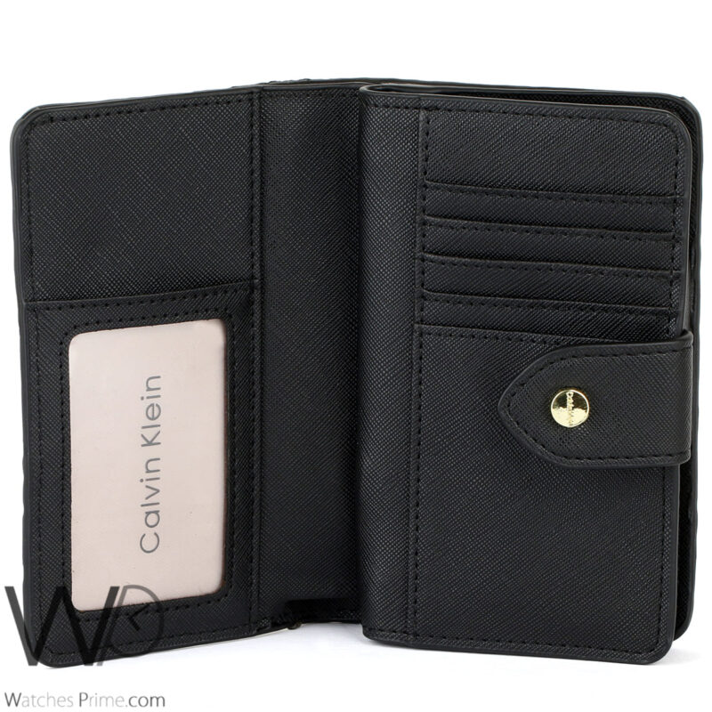 Calvin Klein CK Wallet Leather Women Black | Watches Prime