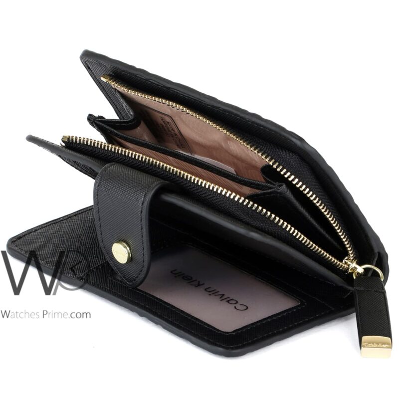 Calvin Klein CK Wallet Leather Women Black | Watches Prime