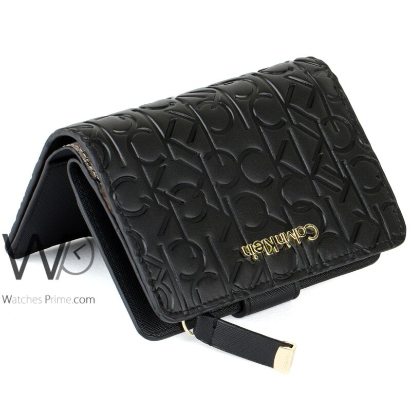 Calvin Klein CK Wallet Leather Women Black | Watches Prime
