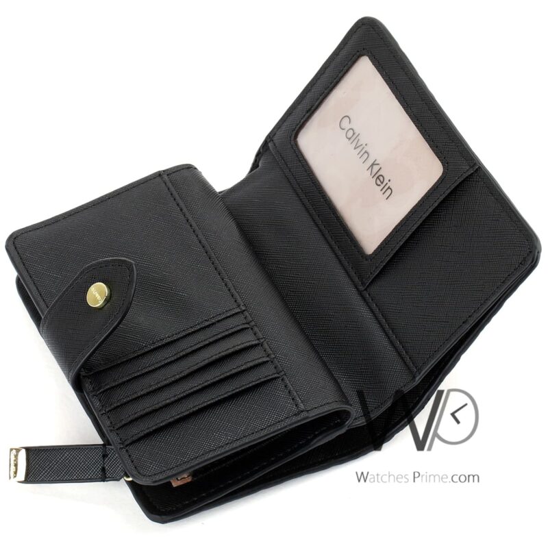 Calvin Klein CK Wallet Leather Women Black | Watches Prime