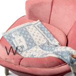 Louis Vuitton Wool Cashmere White Blue Scarf | Watches Prime