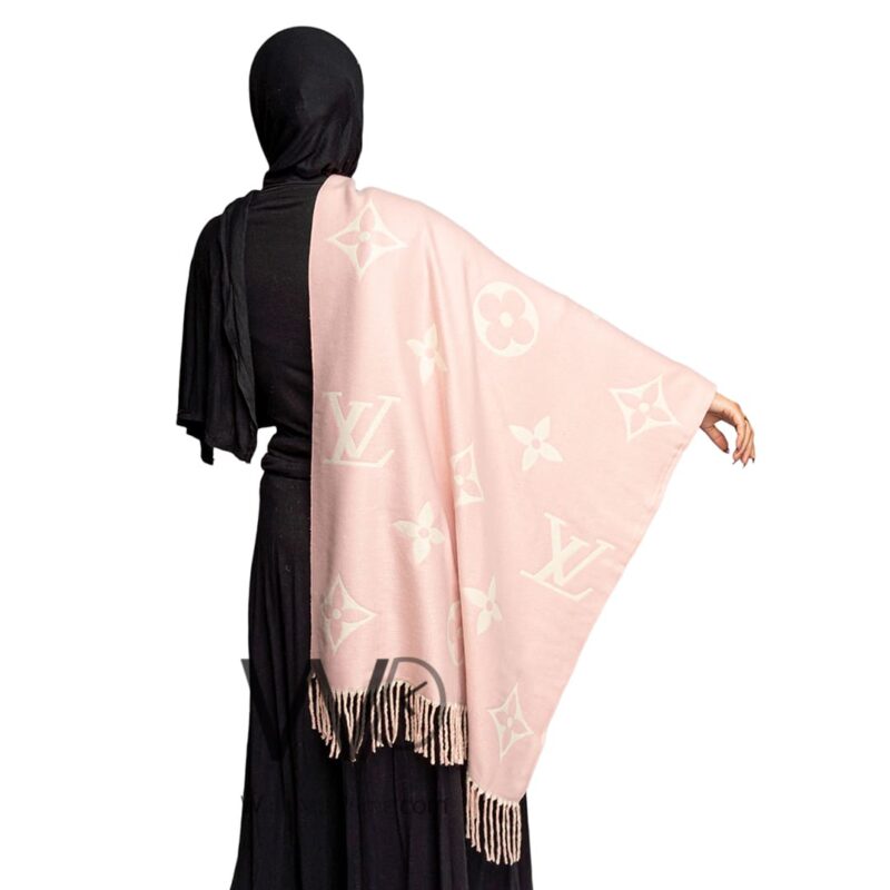 Louis Vuitton LV Pink Cashmere Wool Scarf | Watches Prime