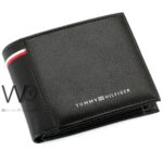 Tommy Hilfiger Wallet Black Leather Original | Watches Prime