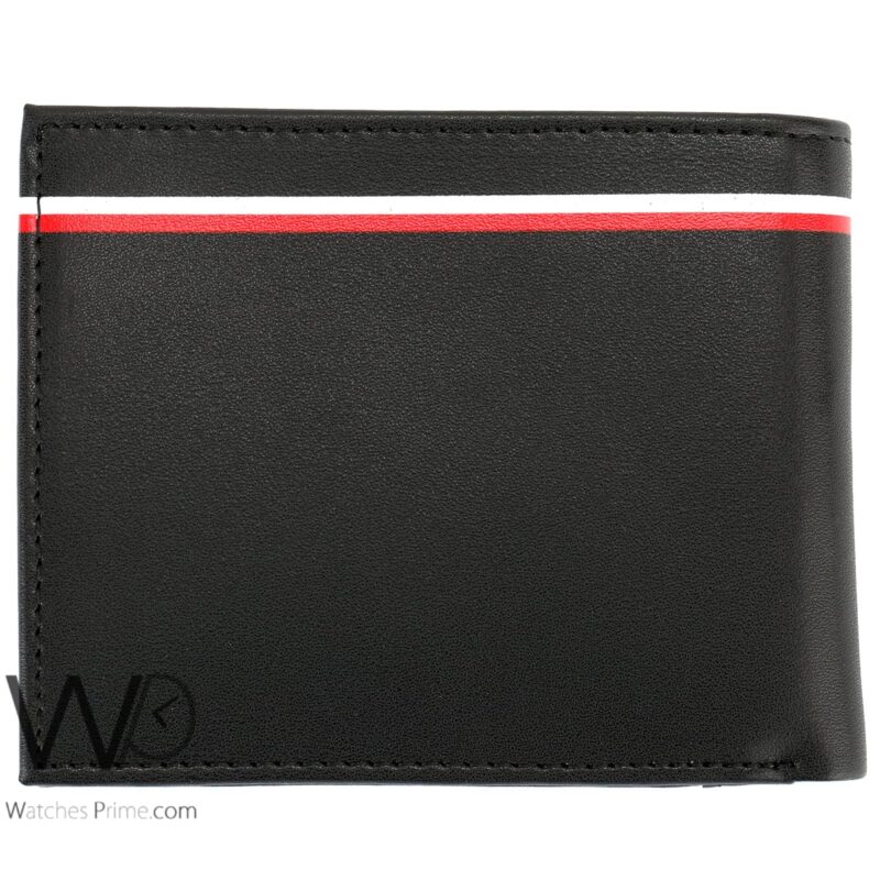 Tommy Hilfiger Wallet Black Leather Original | Watches Prime