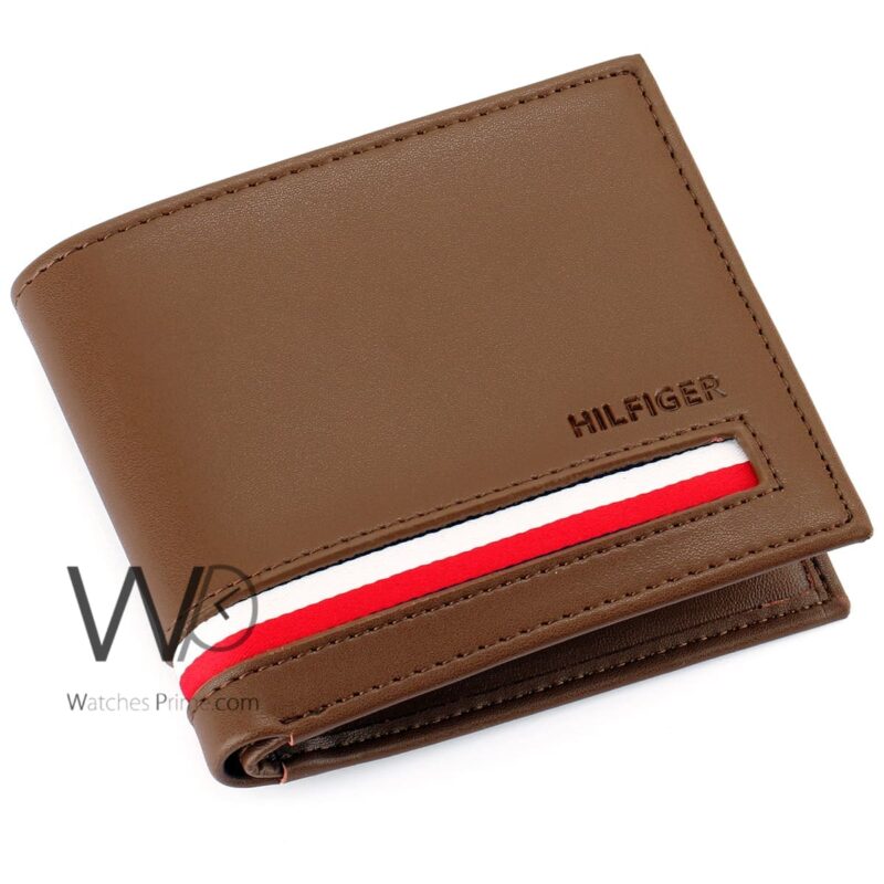 Tommy Hilfiger Wallet Brown For Men original | Watches Prime