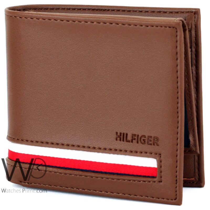 Tommy Hilfiger Wallet Brown For Men original | Watches Prime