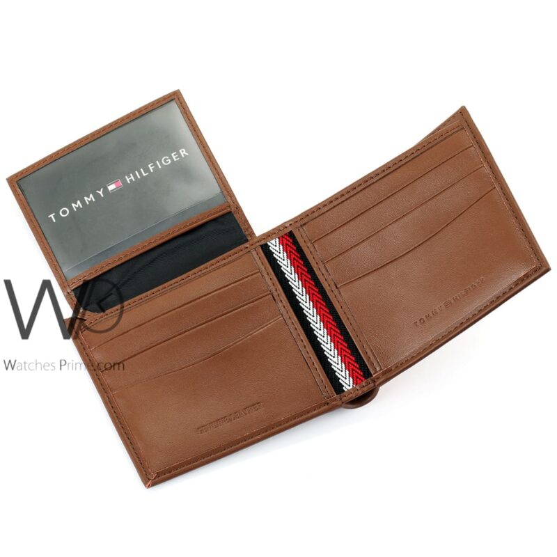 Tommy Hilfiger Wallet Brown For Men original | Watches Prime
