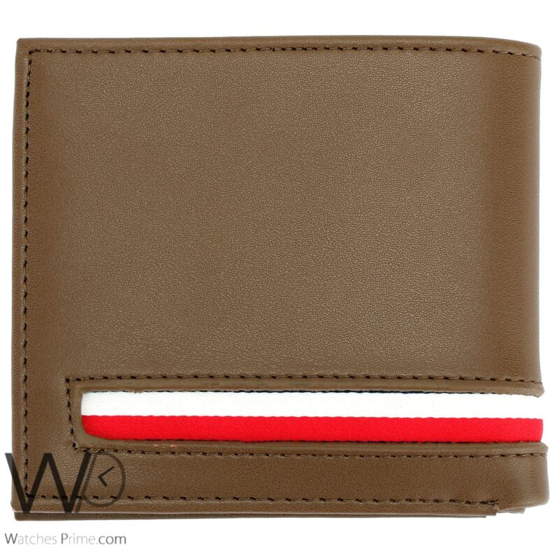 Tommy Hilfiger Wallet Brown For Men original | Watches Prime