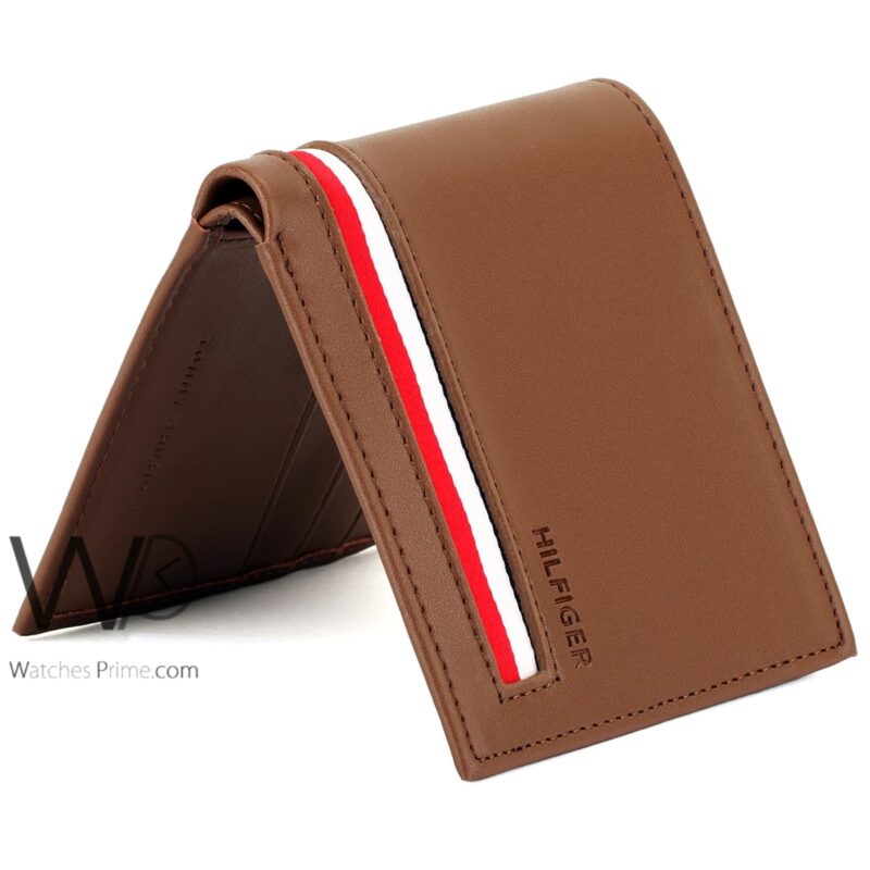 Tommy Hilfiger Wallet Brown For Men original | Watches Prime