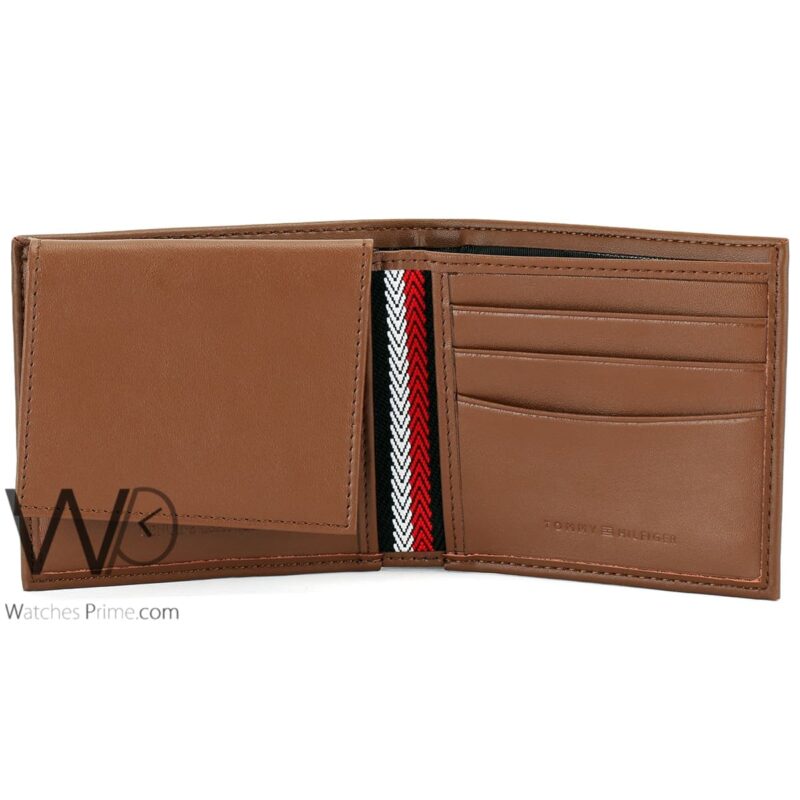 Tommy Hilfiger Wallet Brown For Men original | Watches Prime