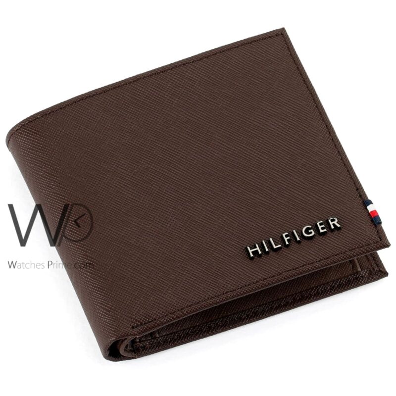 Tommy Hilfiger Wallet Brown For Men Original | Watches Prime