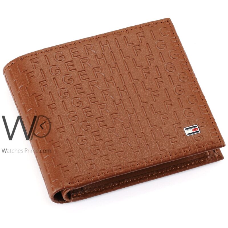 Tommy Hilfiger Wallet Brown Authentic Men | Watches Prime