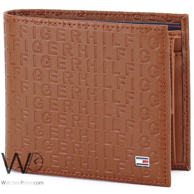 Tommy Hilfiger Wallet Brown Authentic Men | Watches Prime