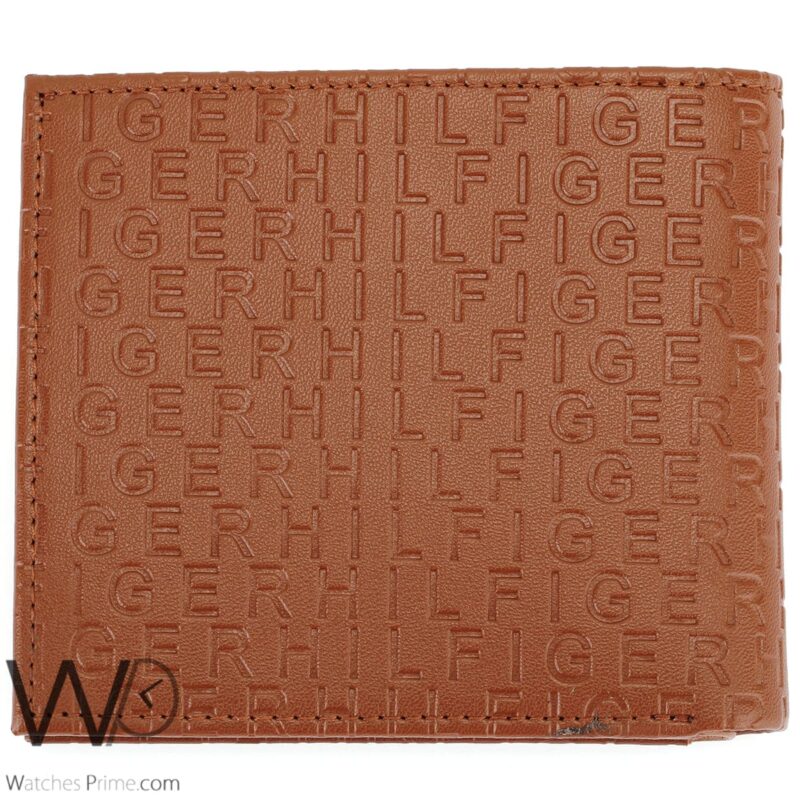 Tommy Hilfiger Wallet Brown Authentic Men | Watches Prime