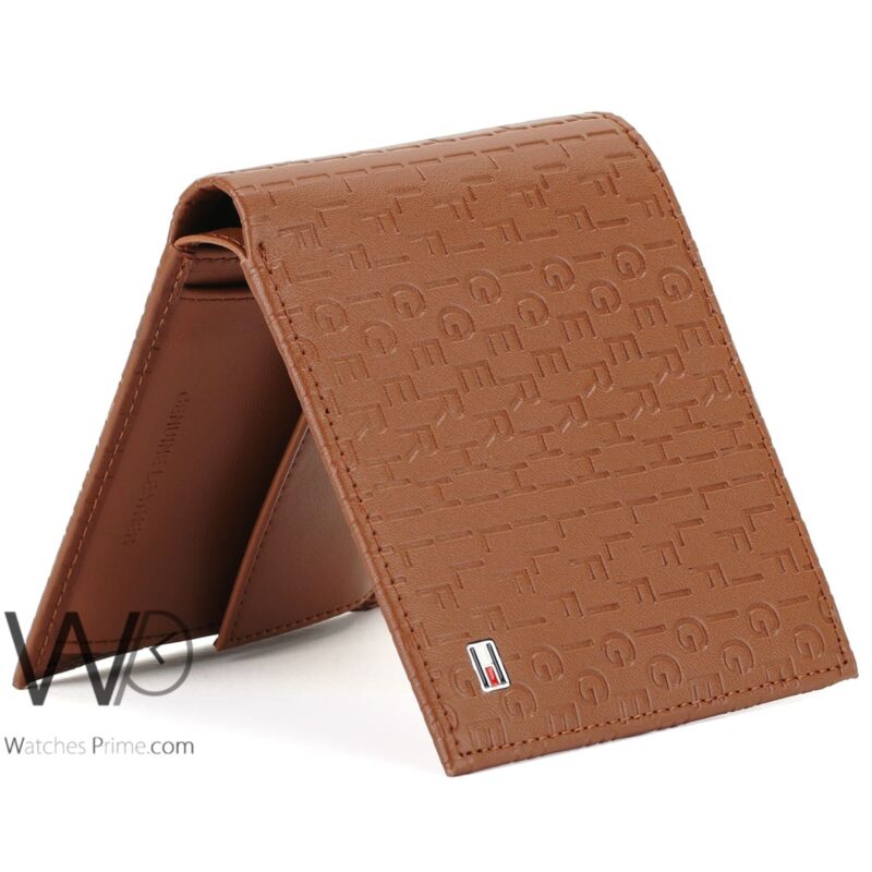 Tommy Hilfiger Wallet Brown Authentic Men | Watches Prime