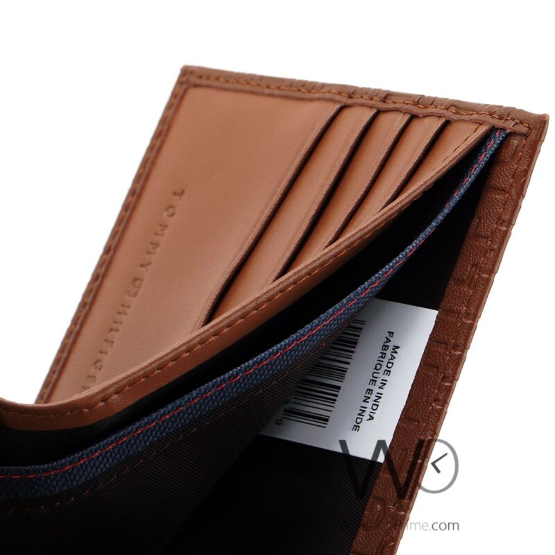 Tommy Hilfiger Wallet Brown Authentic Men | Watches Prime