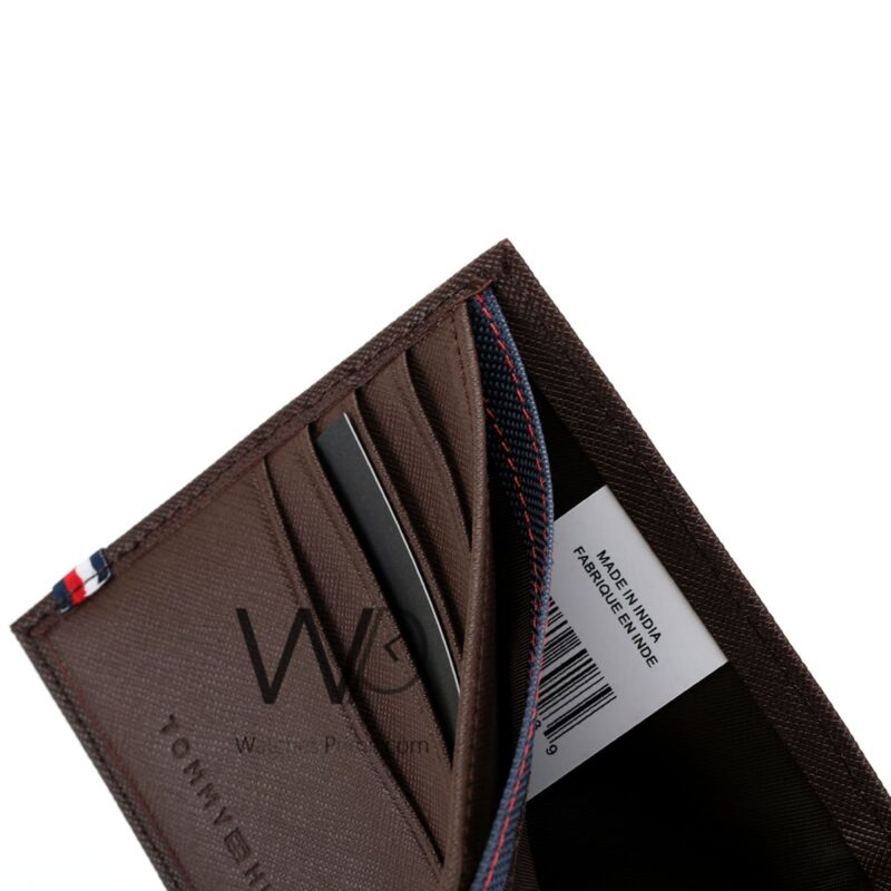 Tommy Hilfiger Wallet Brown For Men Original | Watches Prime