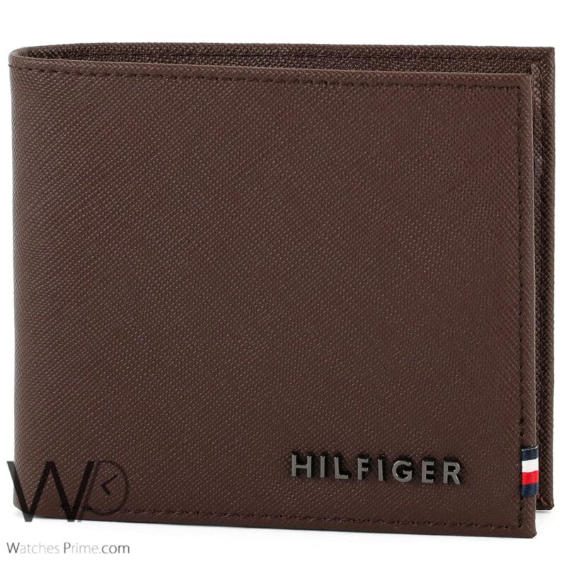 Tommy Hilfiger Wallet Brown For Men Original | Watches Prime