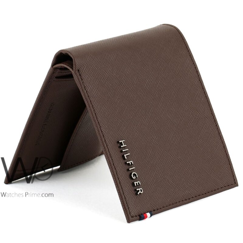 Tommy Hilfiger Wallet Brown For Men Original | Watches Prime