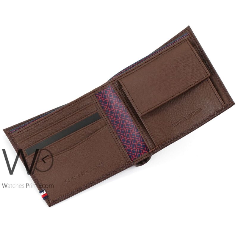 Tommy Hilfiger Wallet Brown For Men Original | Watches Prime