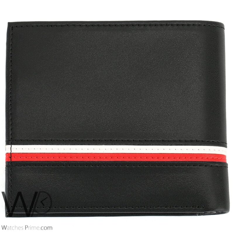 Tommy Hilfiger Wallet Black For Men Original | Watches Prime