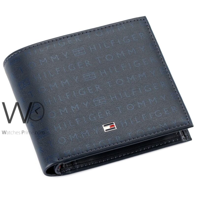 Tommy Hilfiger Wallet Blue Over Printed Men | Watches Prime