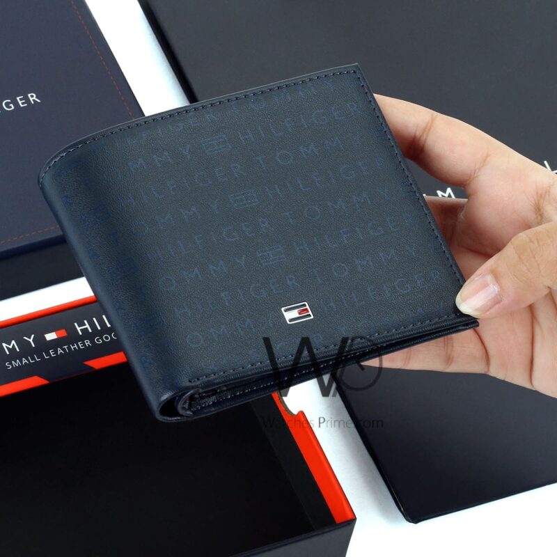 Tommy Hilfiger Wallet Blue Over Printed Men | Watches Prime