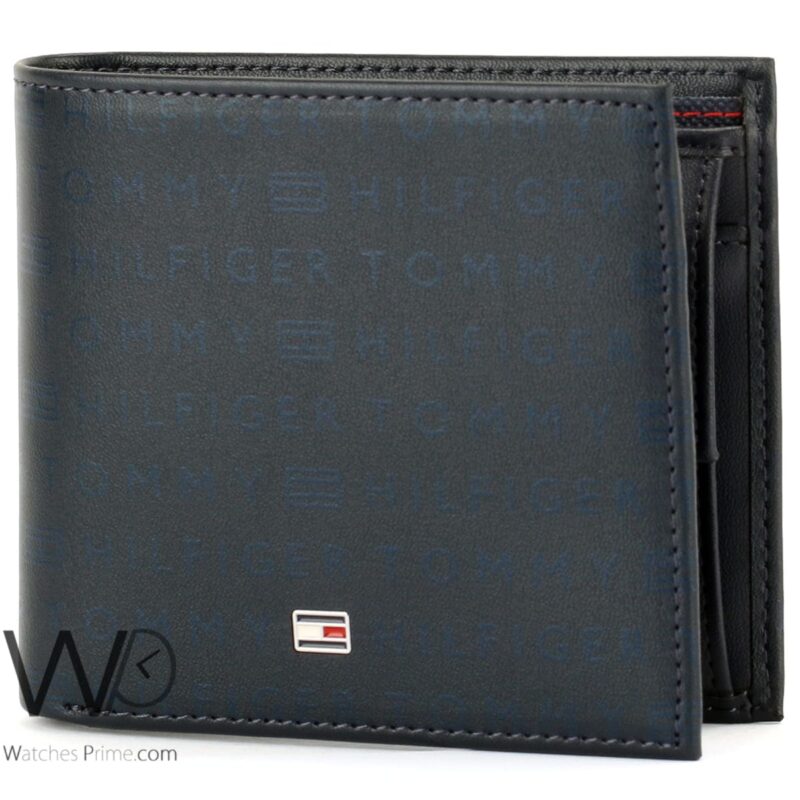 Tommy Hilfiger Wallet Blue Over Printed Men | Watches Prime