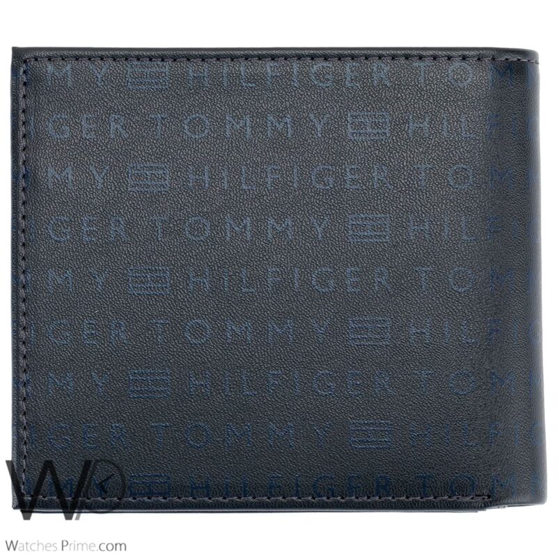 Tommy Hilfiger Wallet Blue Over Printed Men | Watches Prime