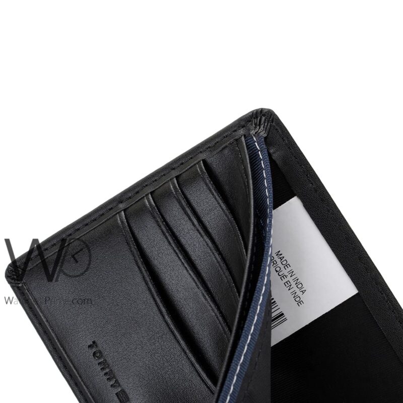 Tommy Hilfiger Wallet Black Patterned H Men | Watches Prime