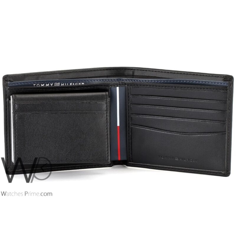 Tommy Hilfiger Wallet NY Black Patterned | Watches Prime