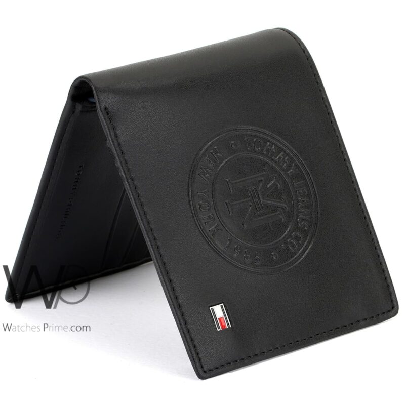 Tommy Hilfiger Wallet NY Black Patterned | Watches Prime