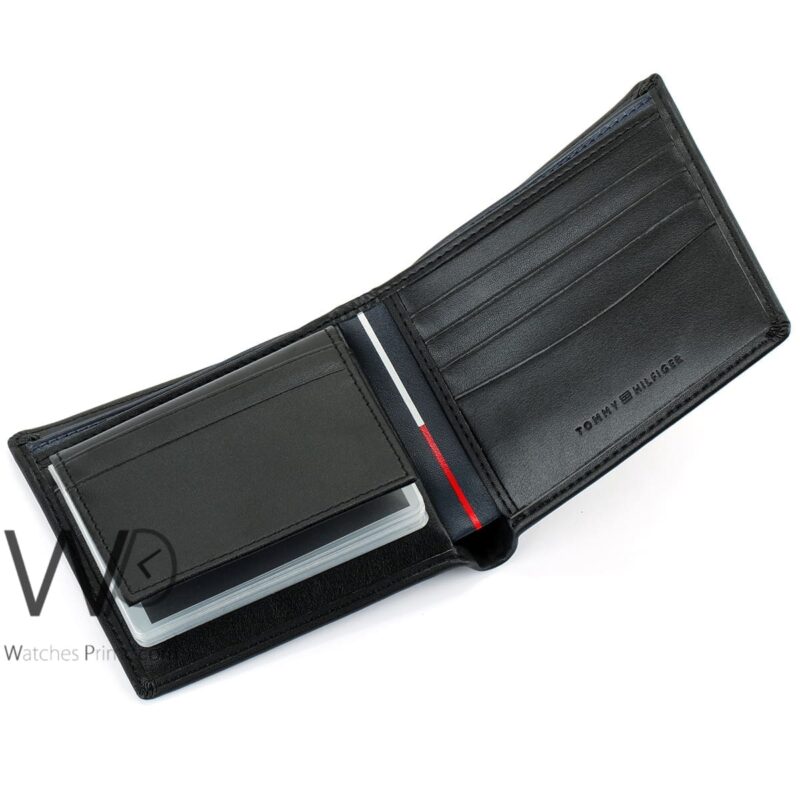 Tommy Hilfiger Wallet NY Black Patterned | Watches Prime
