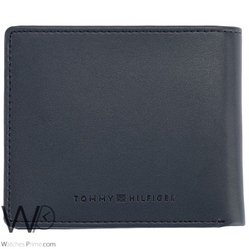 Tommy Hilfiger Wallet Blue For Men Authentic | Watches Prime