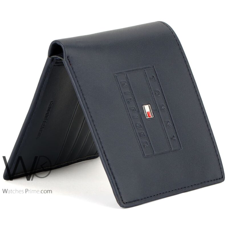 Tommy Hilfiger Wallet Blue For Men Authentic | Watches Prime