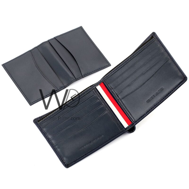 Tommy Hilfiger Wallet Blue For Men Authentic | Watches Prime